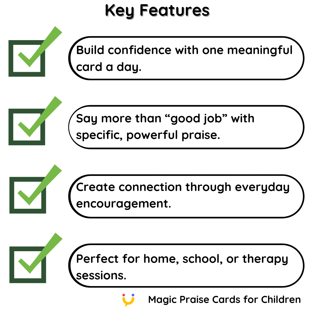 Magic Praise Cards for Children: Build Confidence with Daily Specific Praise