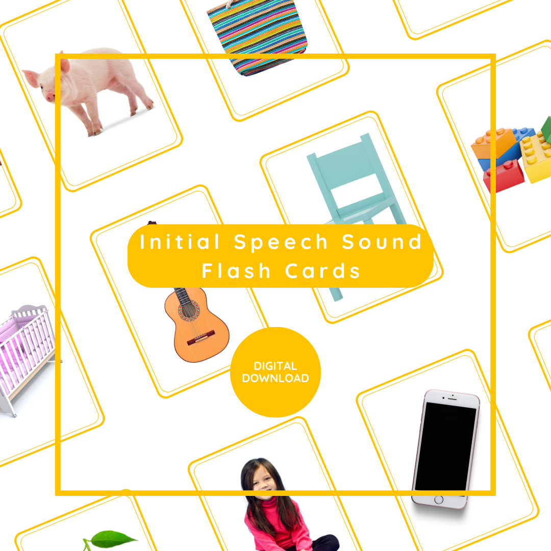 Initial Consonant Speech Sound Flash Cards for Speech Therapy – North ...