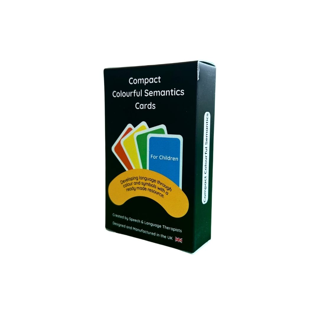 Compact Colourful Semantics Cards: Card Game for Kids Sentence Building Skills